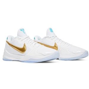 Nike Undefeated x Zoom Kobe 5 Protro Sneakers What If Pack - Unlucky 13 White